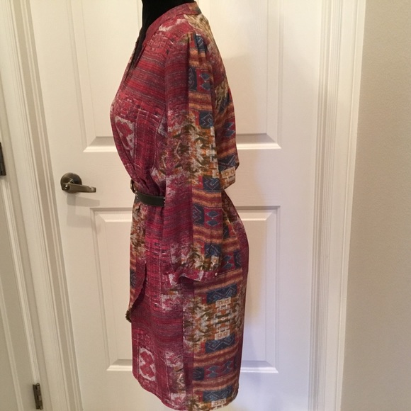 Forever 21 Contemporary Aztec Wrap Dress - Picture 5 of 8
